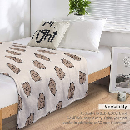 Wombat Throw Blanket