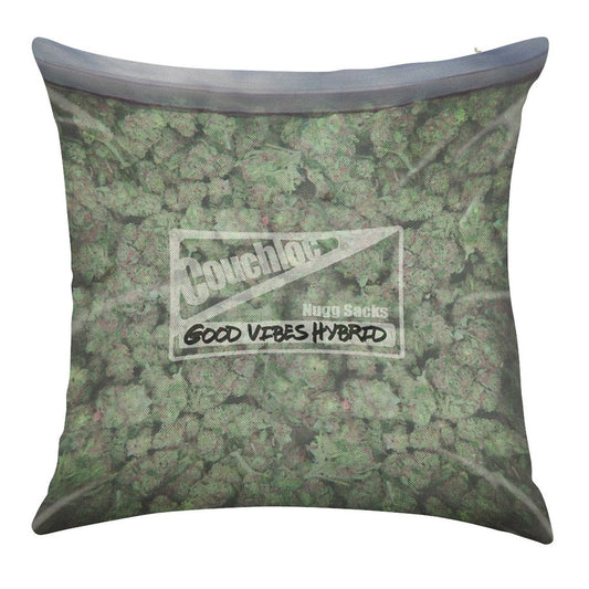 The Big Bag of Weed Pillow Linen Throw Pillow Cover