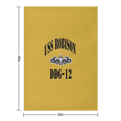 USS ROBISON (DDG-12) SHIP'S STORE Throw Blanket