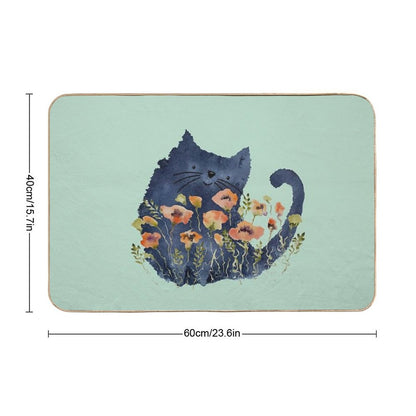 Polliwog And Poppies Bath Mat
