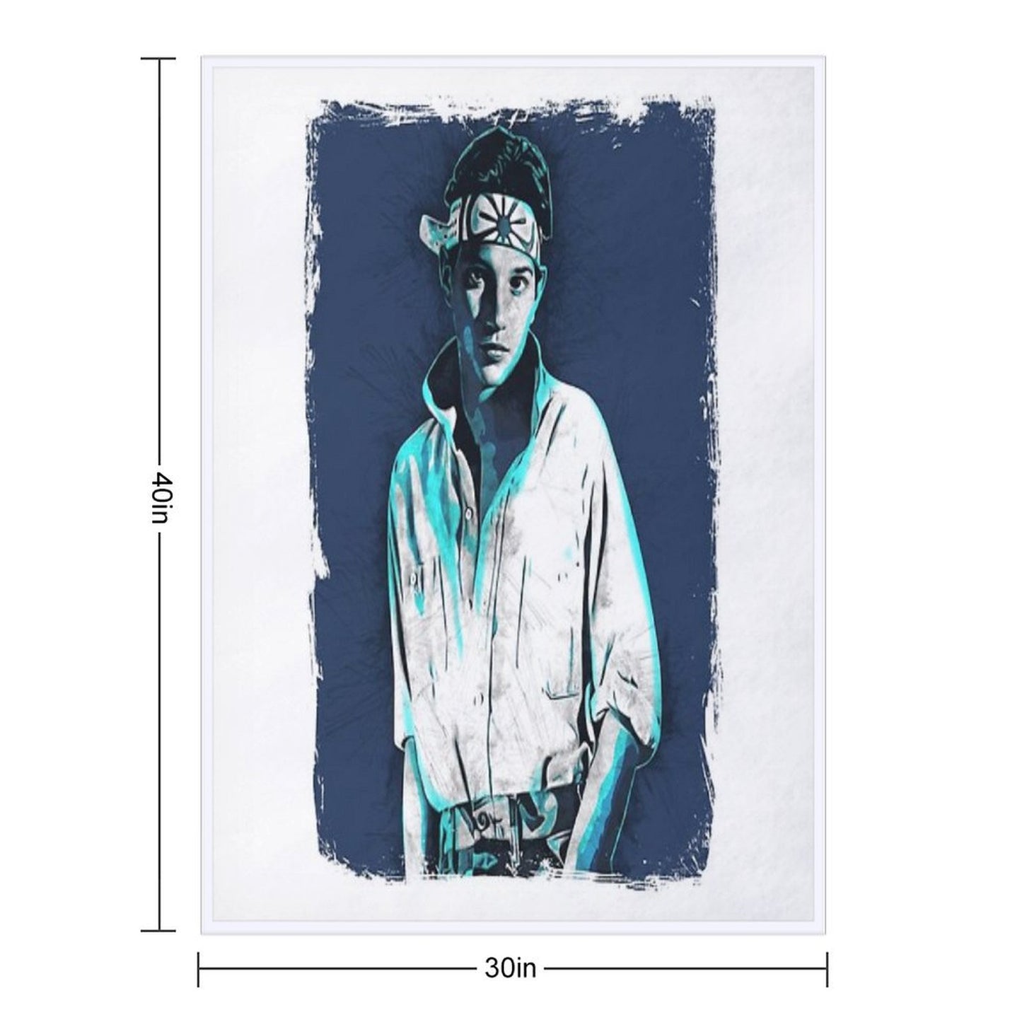 Ralph Macchio - Karate Kid Throw Blanket