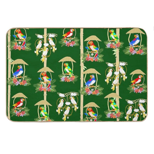 Tiki Room Birds Bath Mat