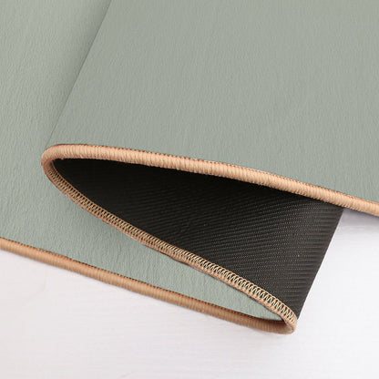 Desert Sage Grey Green Solid Color  Odorless Bath Mat