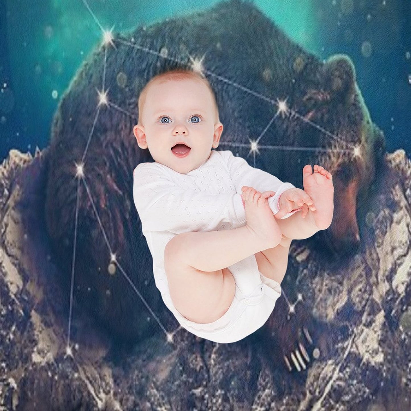 Under The Stars  Ursa Major Throw Blanket