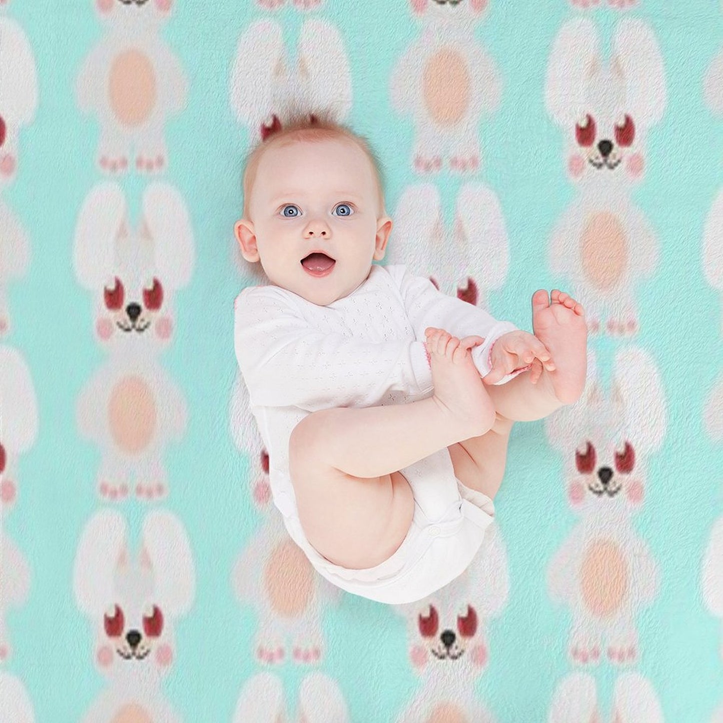 Bandy The Bunny Throw Blanket