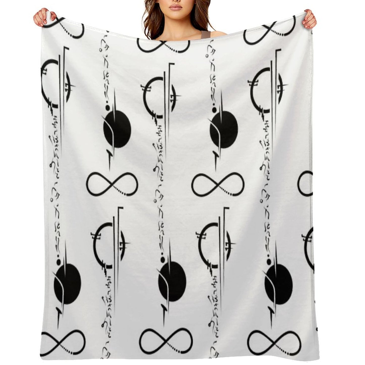 Commander Tattoo Throw Blanket