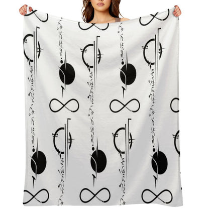 Commander Tattoo Throw Blanket