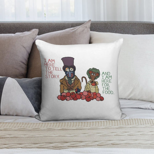 Muppet Christmas Carol - Gonzo And Rizzo Soft Easy Maintenance Throw Pillow