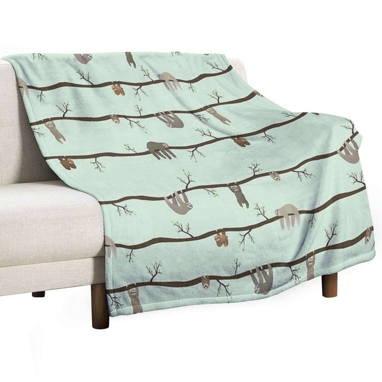 Sloths Throw Blanket