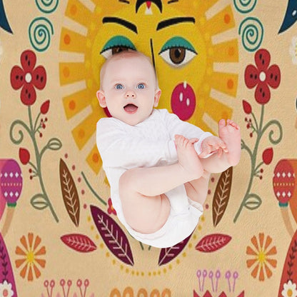 Folk Art Inspired By The Fabulous Frida Throw Blanket