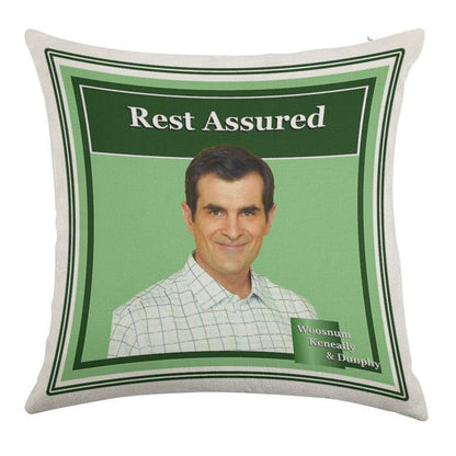 Phil Dunphy Rest Assured Linen Throw Pillow Cover