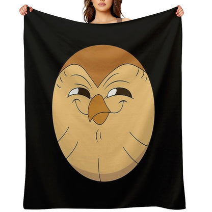 Smiling Hooty The Owl House Throw Blanket