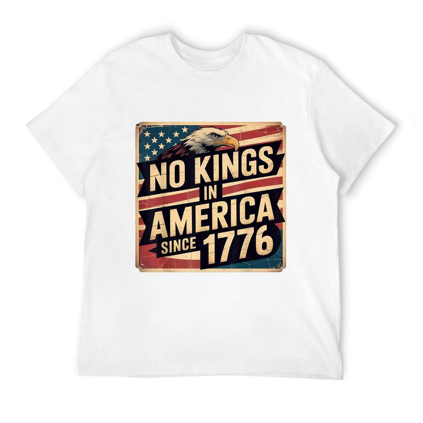 America 4th July Decor No Kings In America Since 1776  Versatile T-Shirt