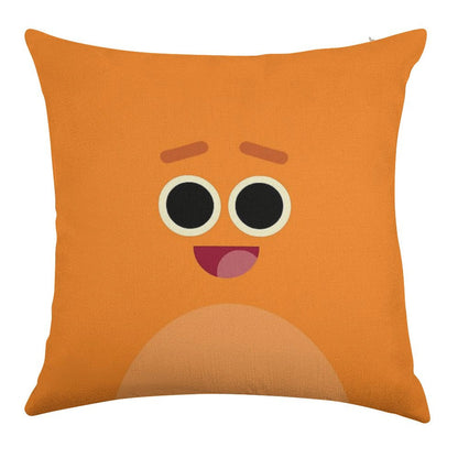 Bumble Nums  Stumble Linen Throw Pillow Cover