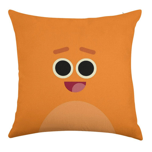 Bumble Nums  Stumble Linen Throw Pillow Cover