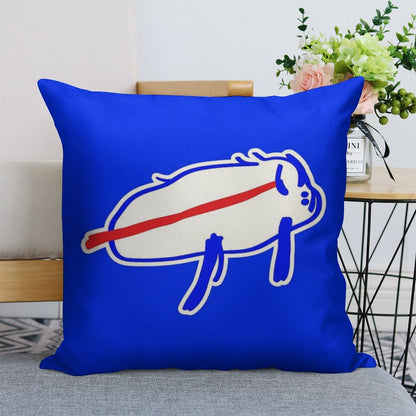 Josh Allen Drawing Linen Throw Pillow Cover