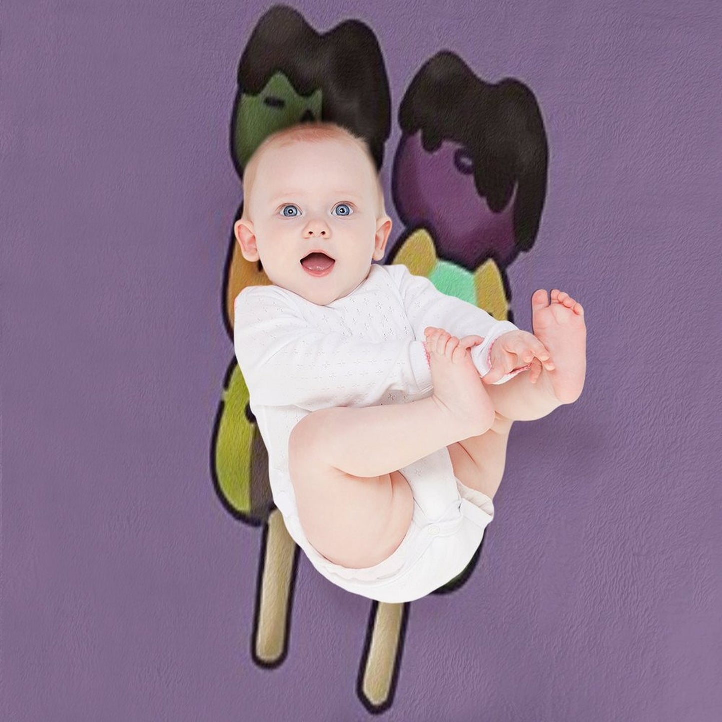 Kitty Dango Throw Blanket