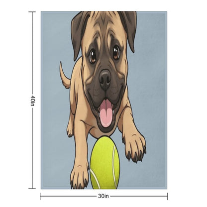 Mastiff Throw Blanket