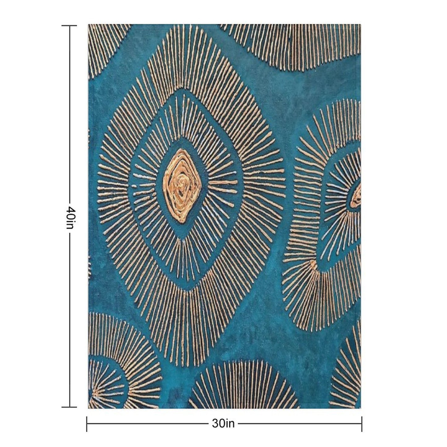 Fossilized Throw Blanket