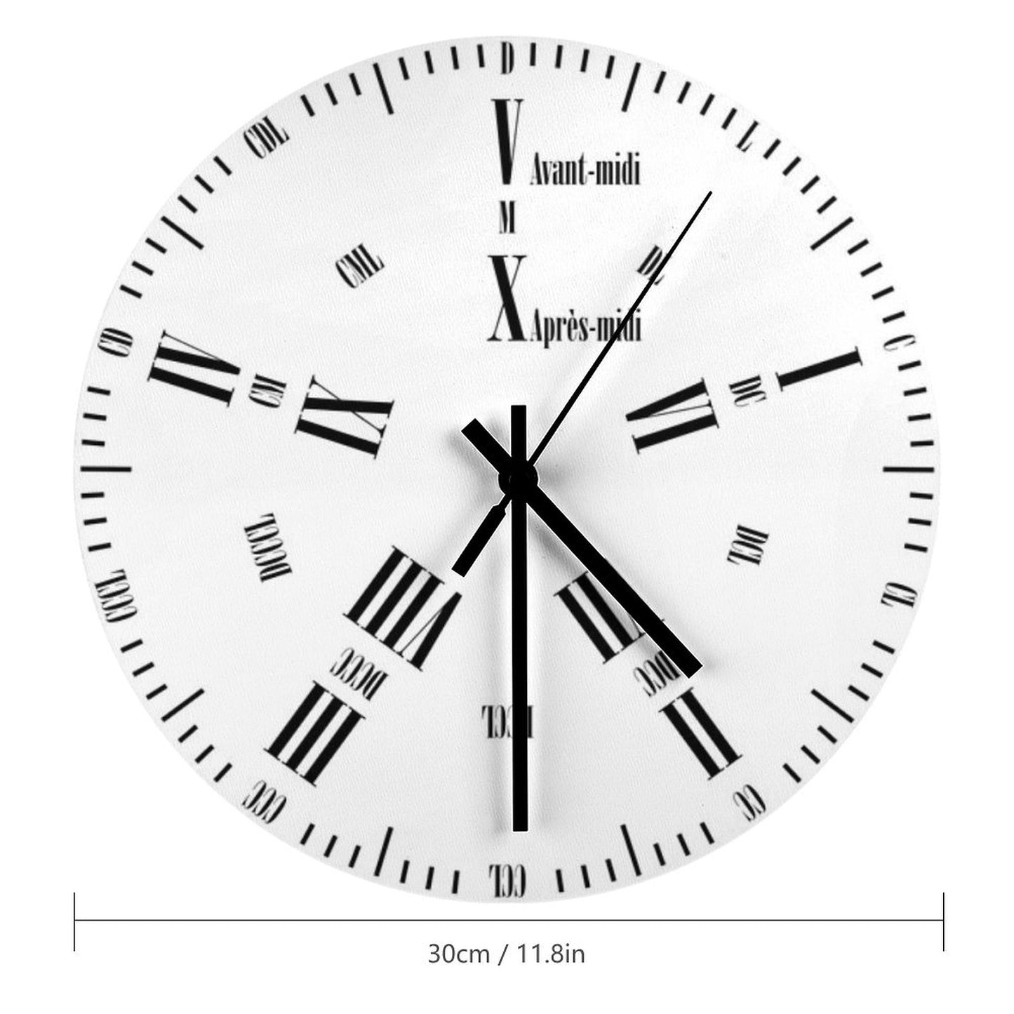 Ten-Hour Decimal Clock Wall Clock