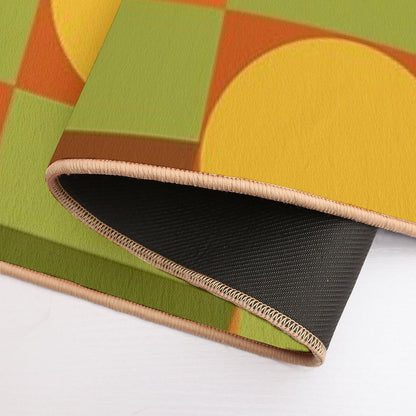 70's Retro Colors Mid-Century Modern Bath Mat