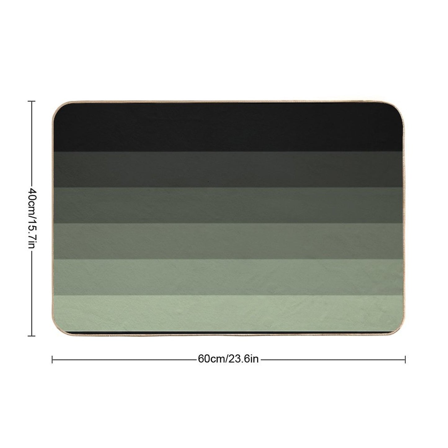 Fade to Black Camo Green Grey Shades Bath Mat