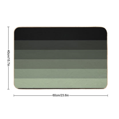 Fade to Black Camo Green Grey Shades Bath Mat
