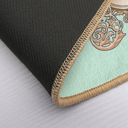 Moon Moth  Stain-Proof Bath Mat