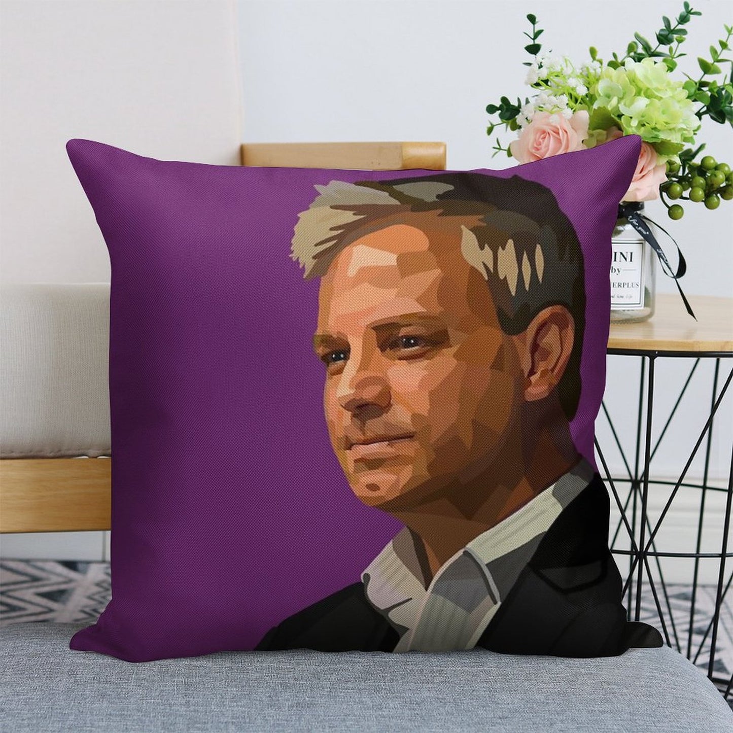 Prof. Brett Sutton Linen Throw Pillow Cover