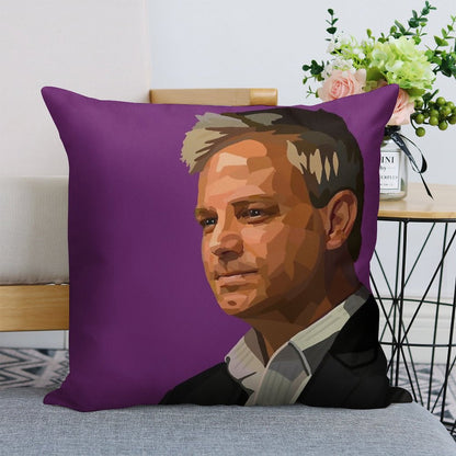 Prof. Brett Sutton Linen Throw Pillow Cover