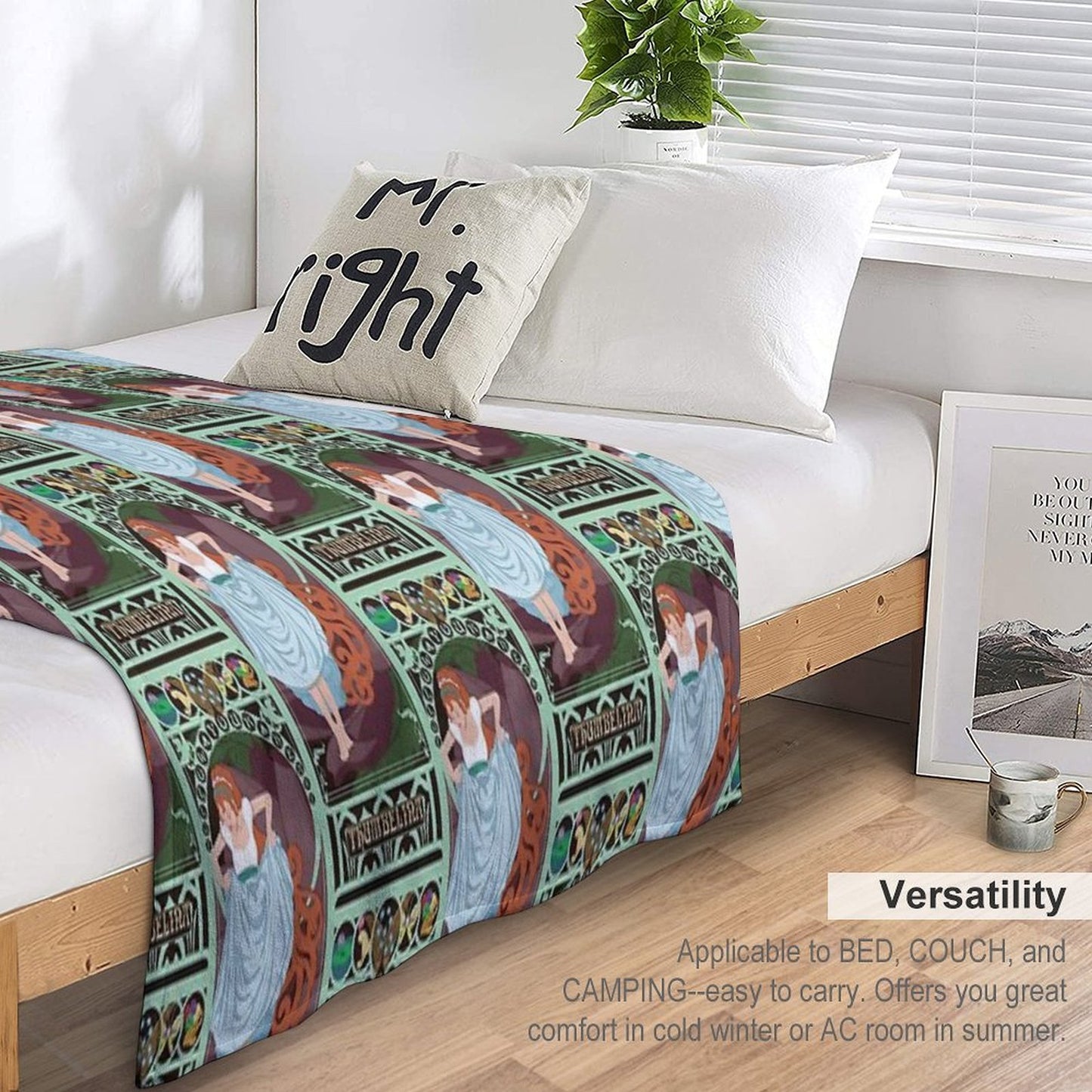 Thumbelina Nouveau - Thumbelina Throw Blanket