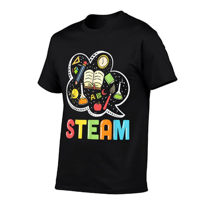 STEAM Teacher And Student Back To School STEM T-Shirt