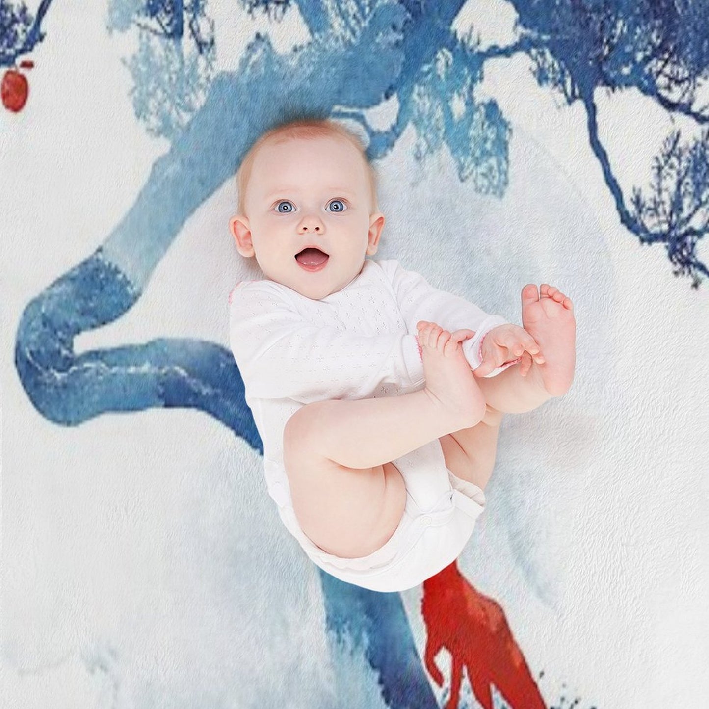 The Last Apple Tree Throw Blanket