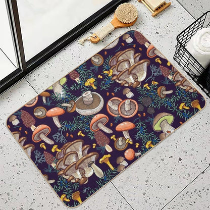 Dark Dream Forest Bath Mat