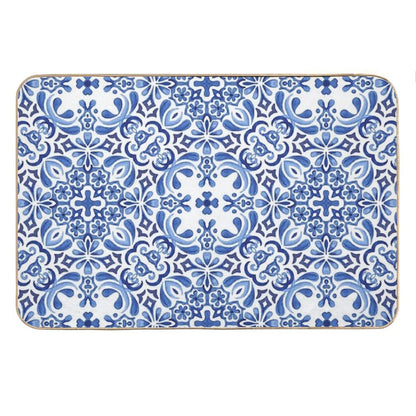 Mediterranean Mosaic Tiles  Azulejos Bath Mat