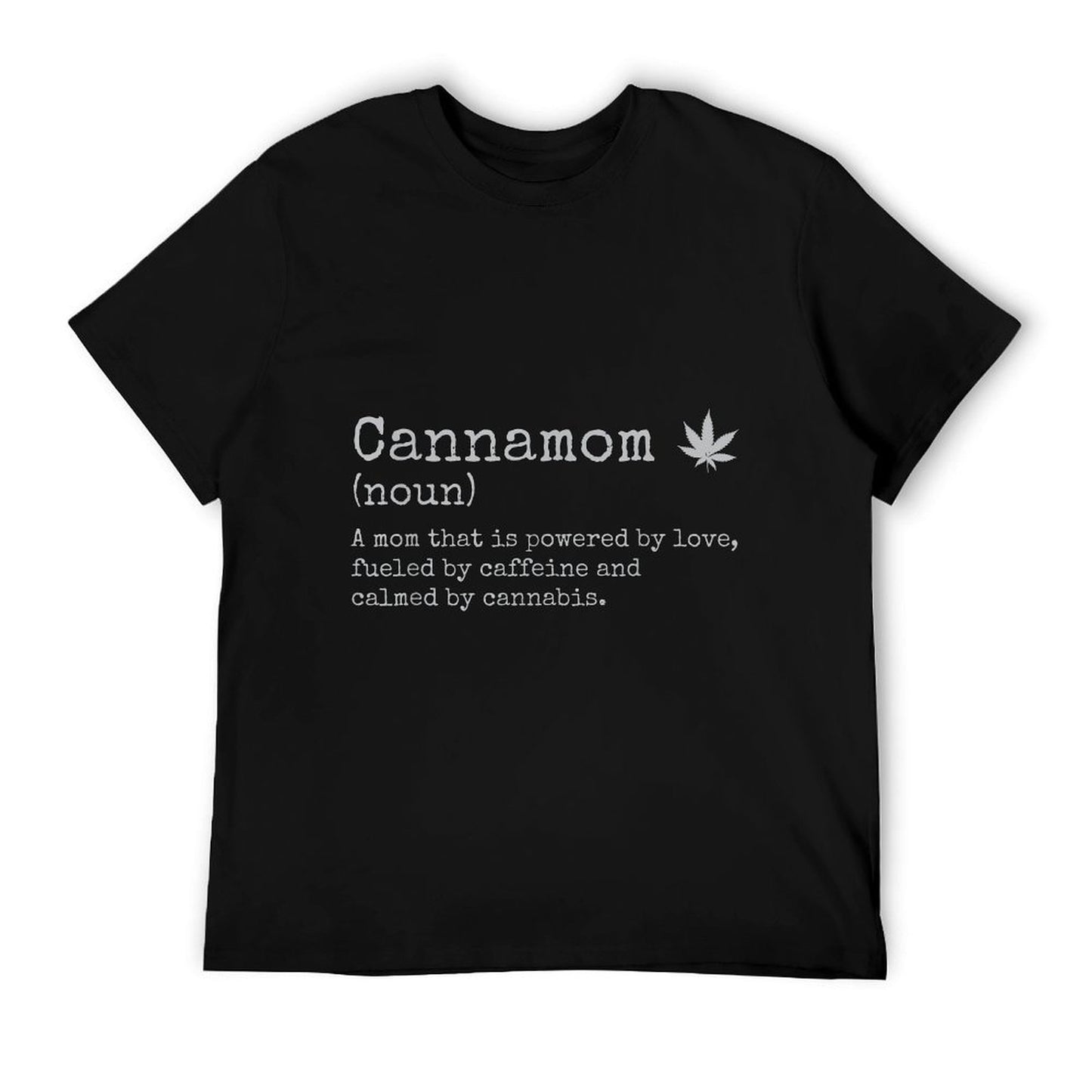 Cannabis Weed Stoner Mom Cannamom Definition Mothers Day T-Shirt