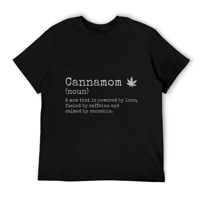 Cannabis Weed Stoner Mom Cannamom Definition Mothers Day T-Shirt