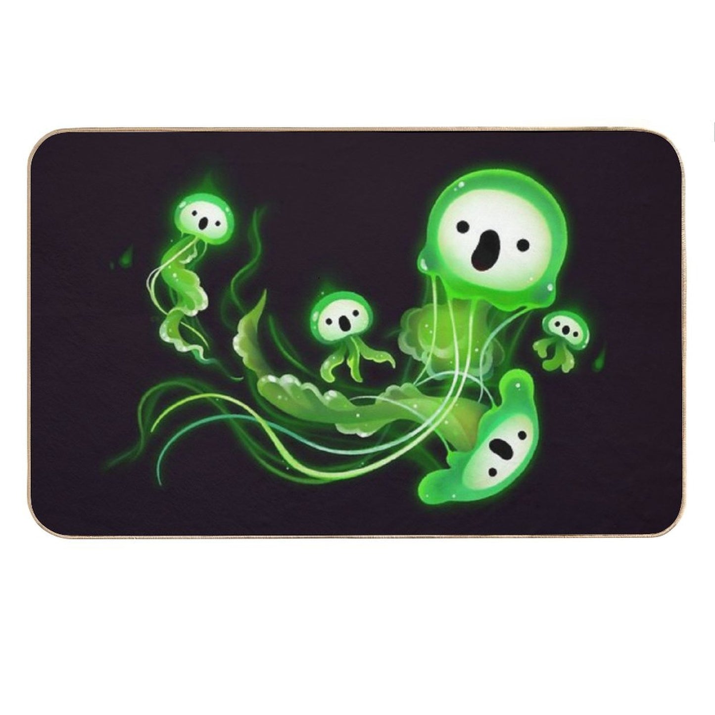 Ghost Jellyfish Bath Mat