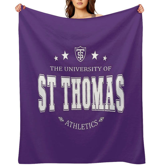 University Of St Thomas Throw Blanket