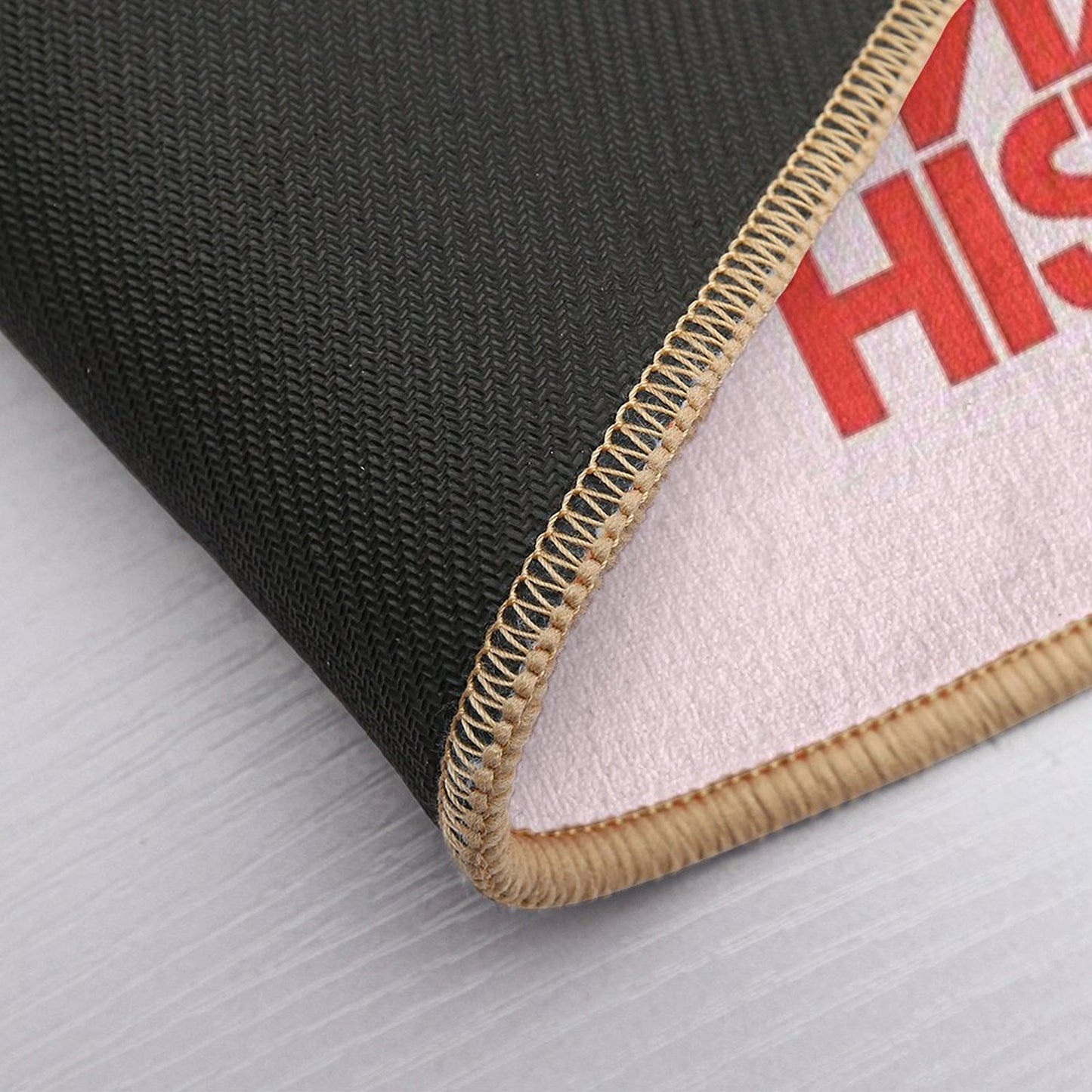 Well Behaved Women Seldom Make History (Pink & Red Version) Bath Mat