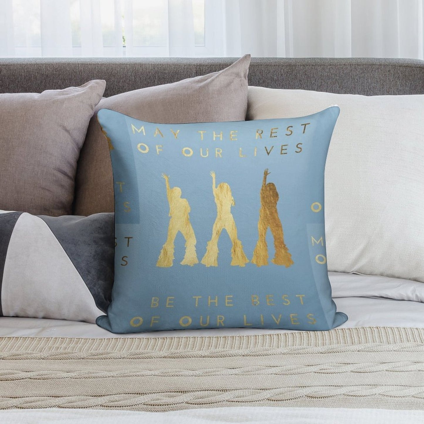 Mamma Mia - Donna & The Dynamos Soft Durable Construction Throw Pillow