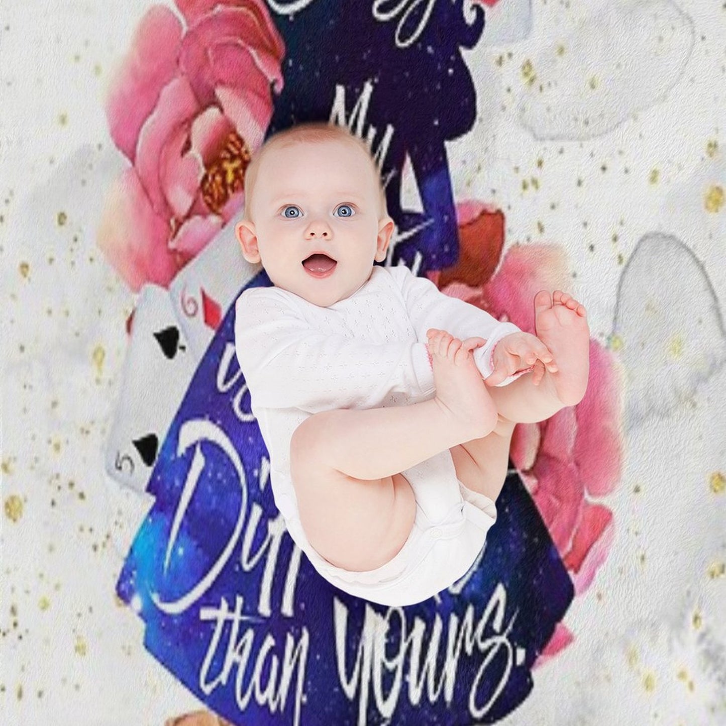 Alice - I'm Not Crazy Throw Blanket