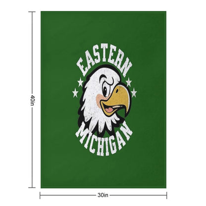 Eastern Michigan University, EMU Eagles Throw Blanket