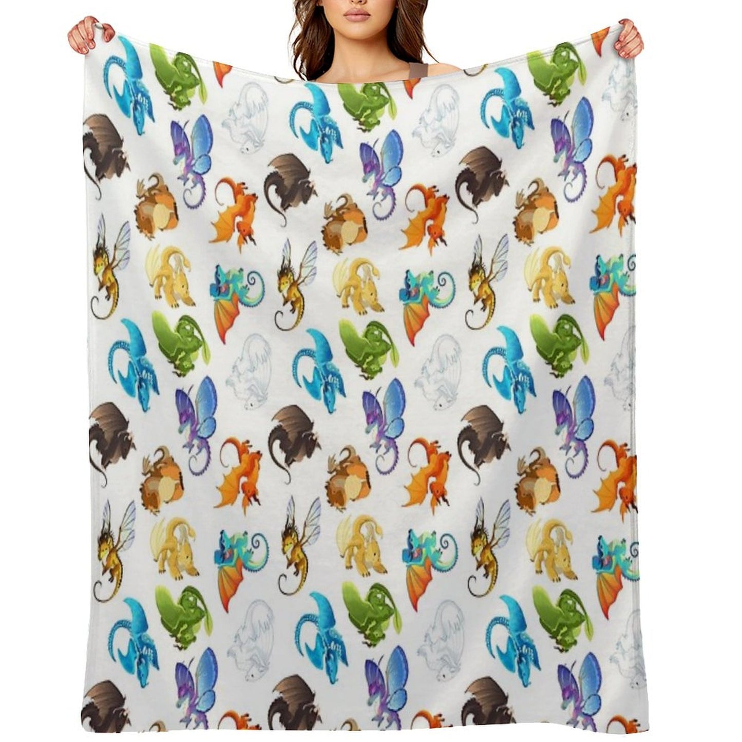 Wings of Fire Pattern Throw Blanket