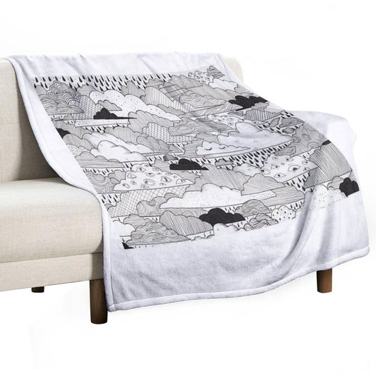 Clouds Throw Blanket