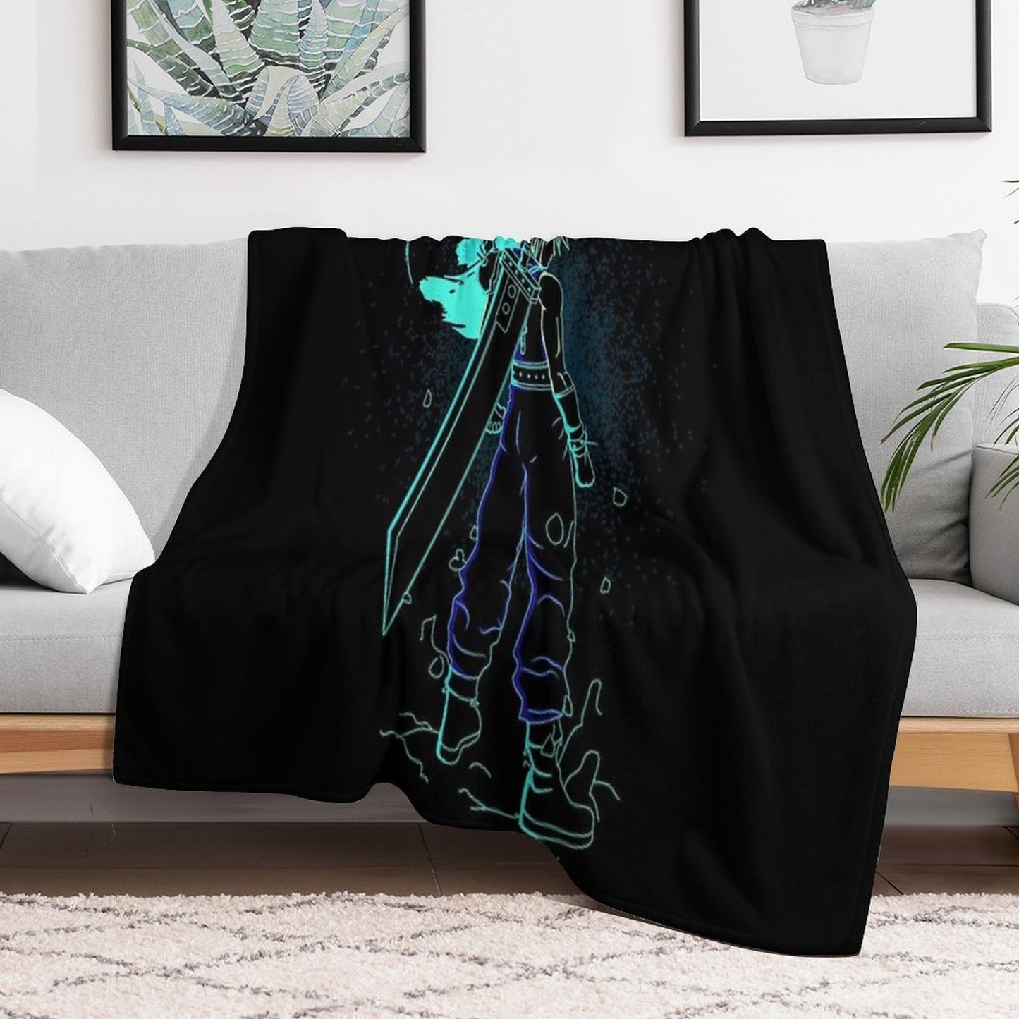 Shadow of Meteor Throw Blanket