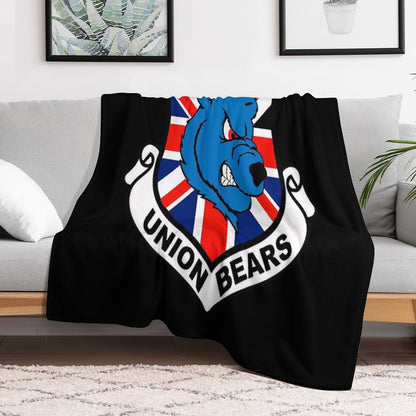 Union Bears Throw Blanket