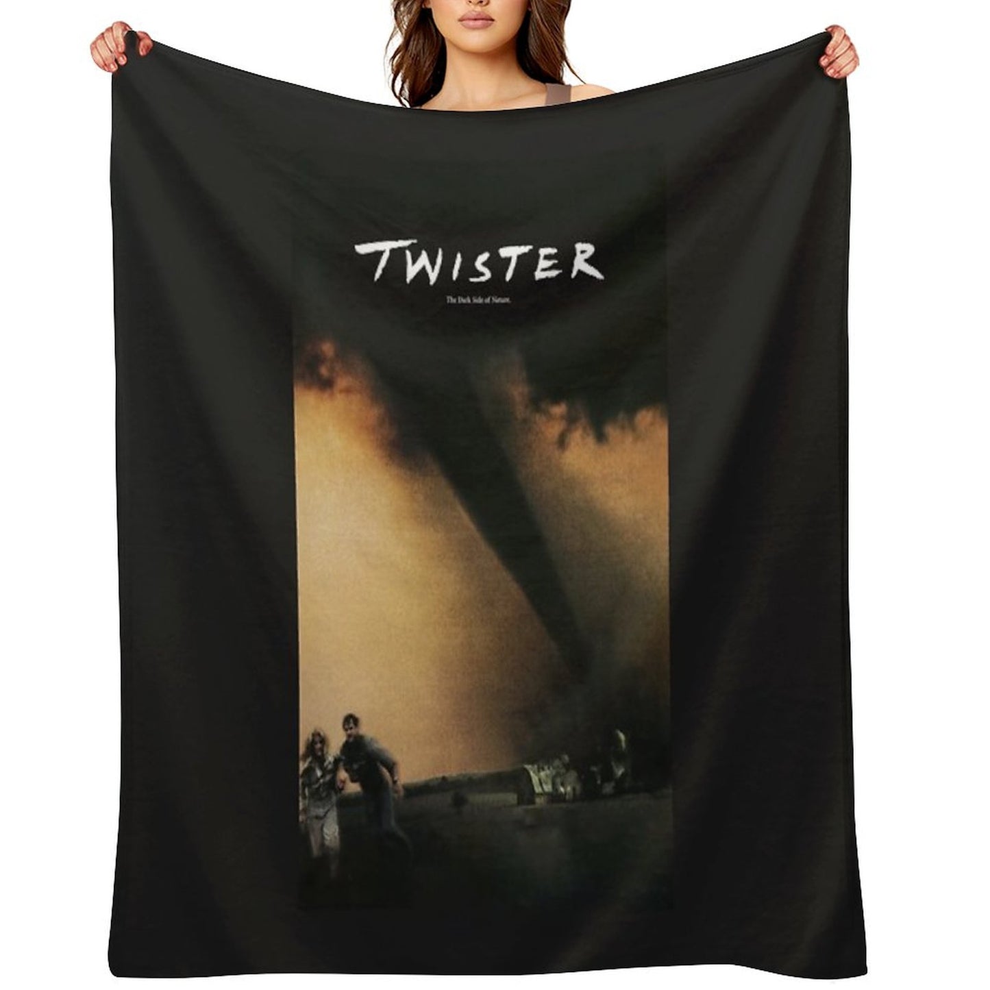 Mans Twister 1996 Movie Fashion Leisure Round Neck Throw Blanket