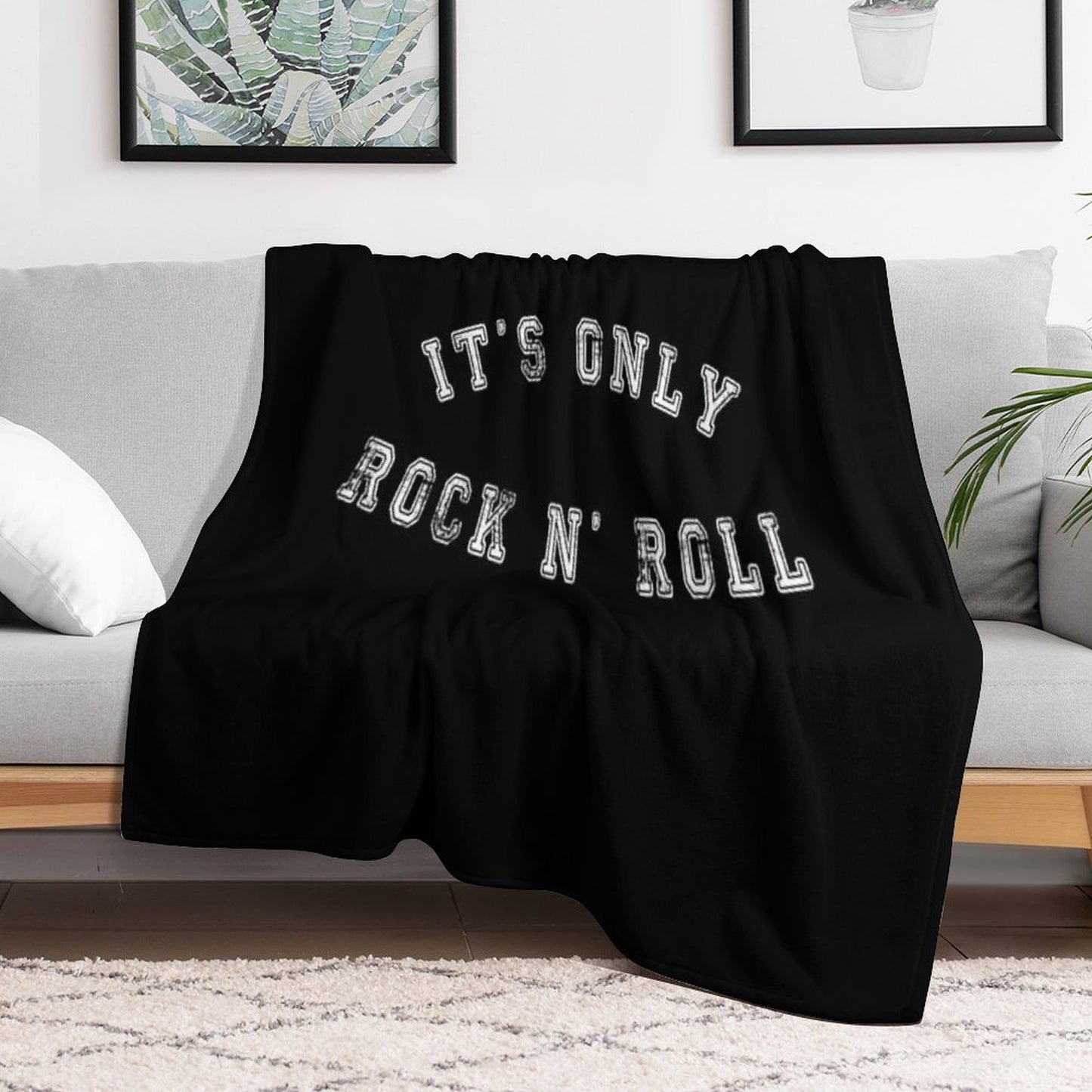 It's Only Rock And Roll - Rolling Stones Throw Blanket