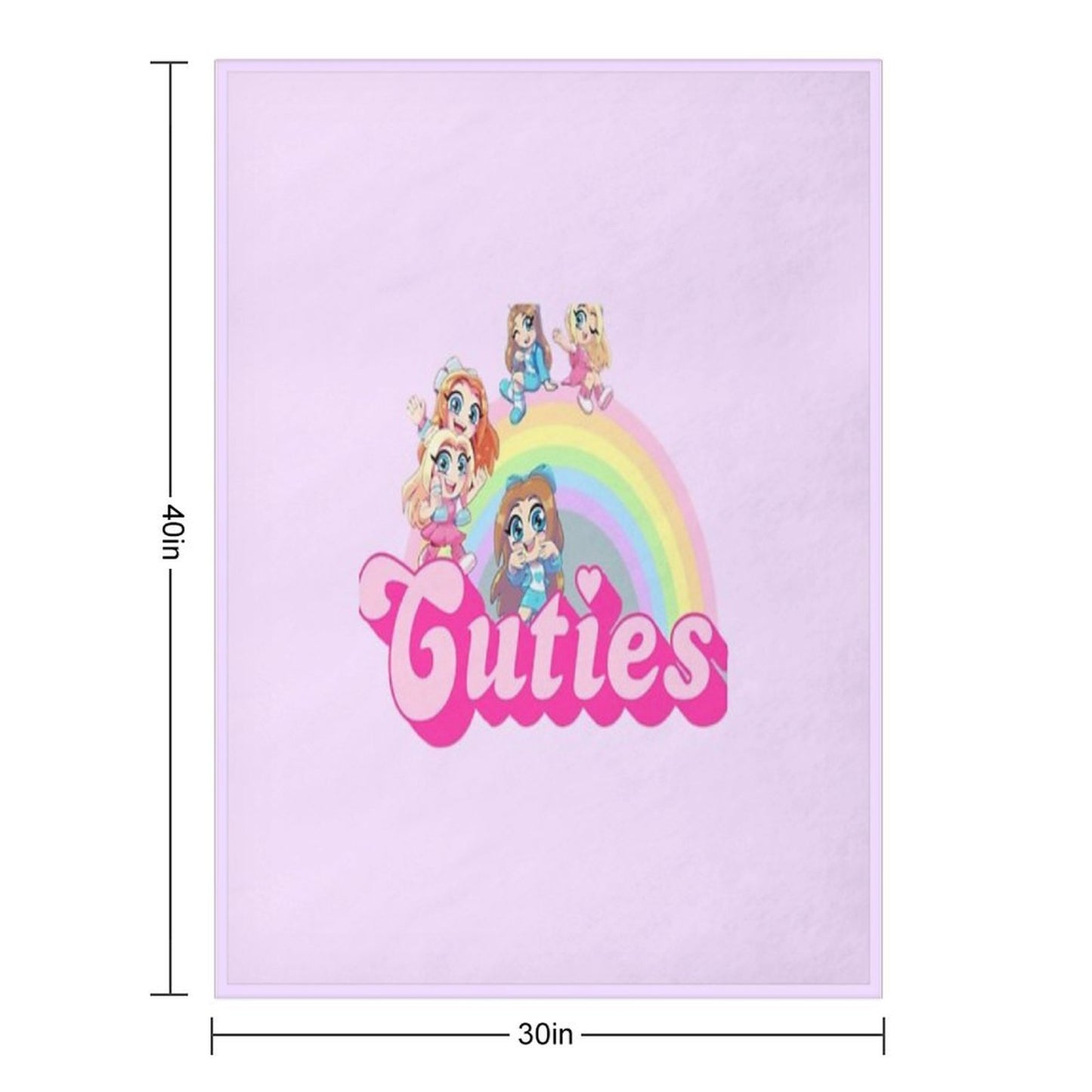 Mackenzie Turner Hey Cuties Throw Blanket